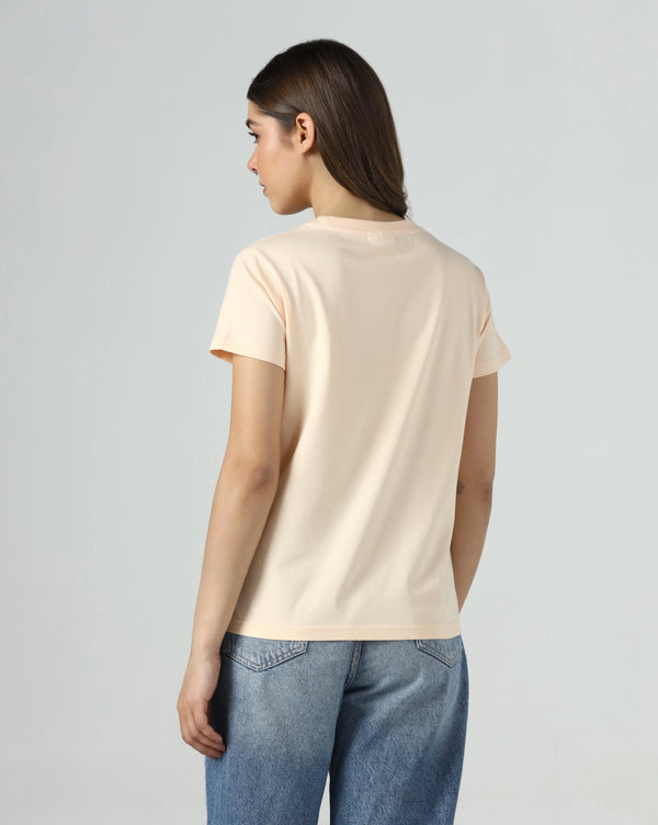Peach Glow Organic Essentials Tee