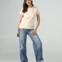 Peach Glow Organic Essentials Tee