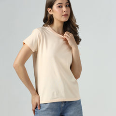Peach Glow Organic Essentials Tee