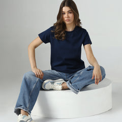 Navy Serenity Organic Essentials Tee