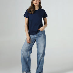 Navy Serenity Organic Essentials Tee