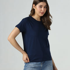 Navy Serenity Organic Essentials Tee