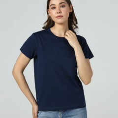 Navy Serenity Organic Essentials Tee