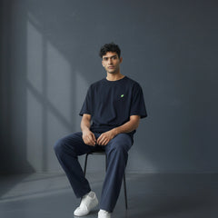 Midnight Crest Organic Emblem Tee