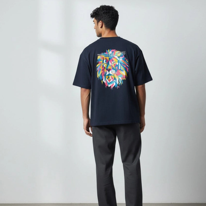 Midnight Crest Organic Emblem Tee