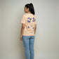 Peach Flutter Organic Butterfly Tee