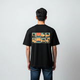 Sunset Palms Organic Grid Tee