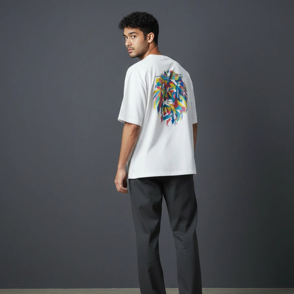 Untamed Mosaic Lion Organic Tee