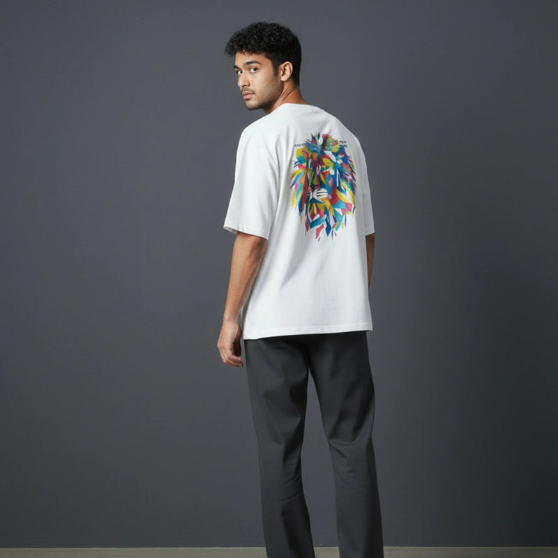 Untamed Mosaic Lion Organic Tee