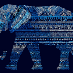 Indian Elephant Organic Tee